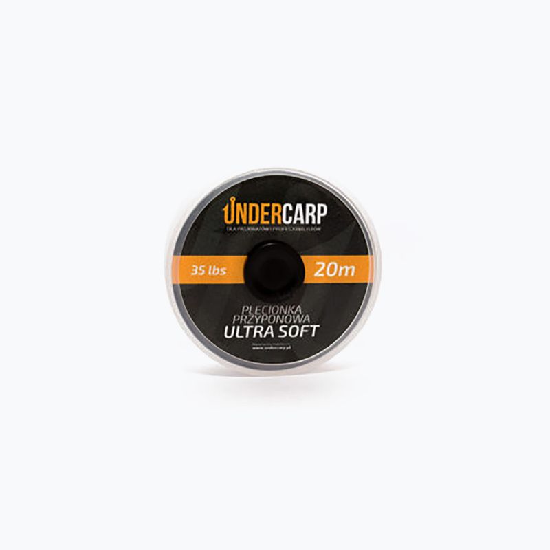 UnderCarp Ultra Soft brown carp leader braid UC207 2