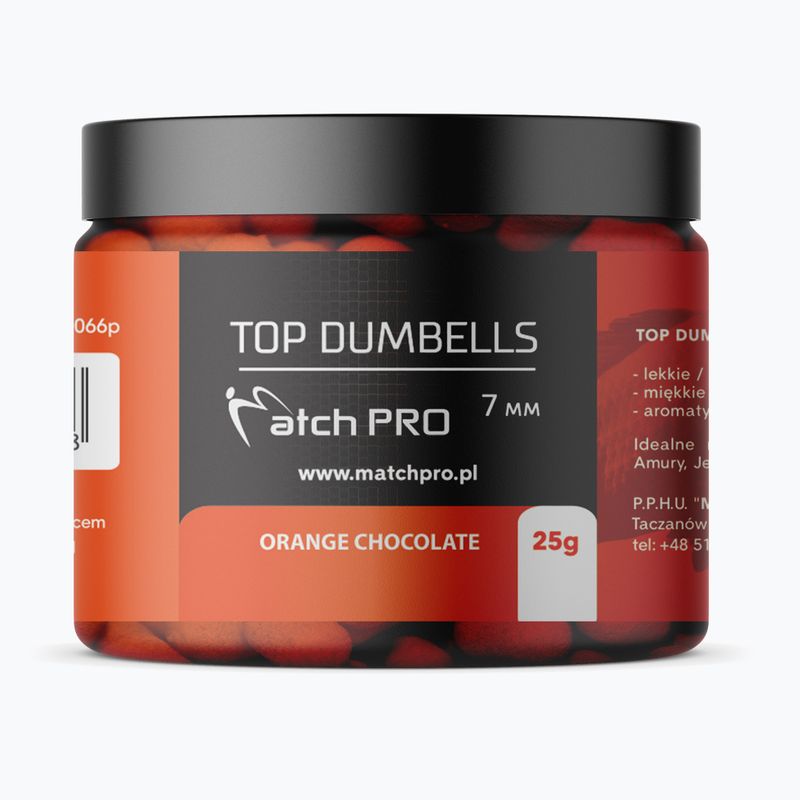 MatchPro Top Chocolate Orange 7 mm dumbbell hookbait 979237