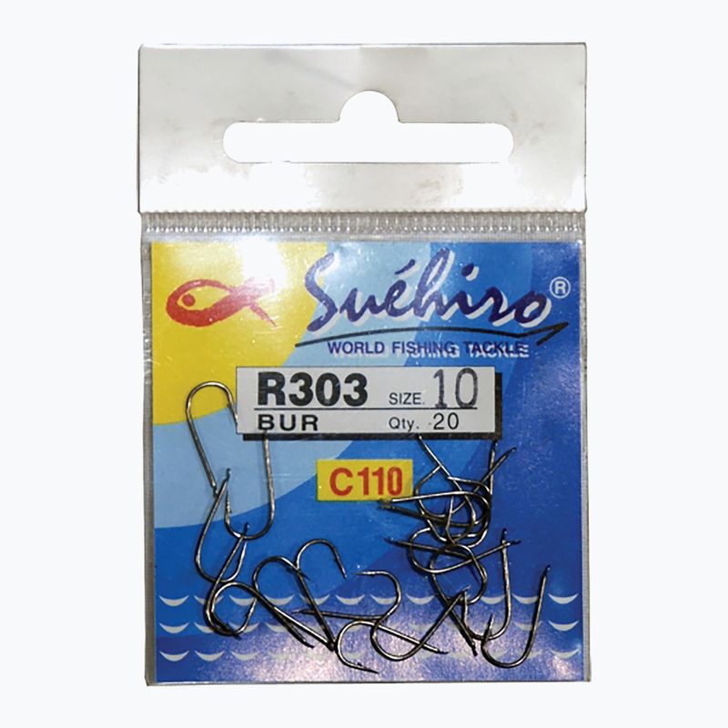 Milo R303 Suehiro fishing hooks black 012AMR303 A24