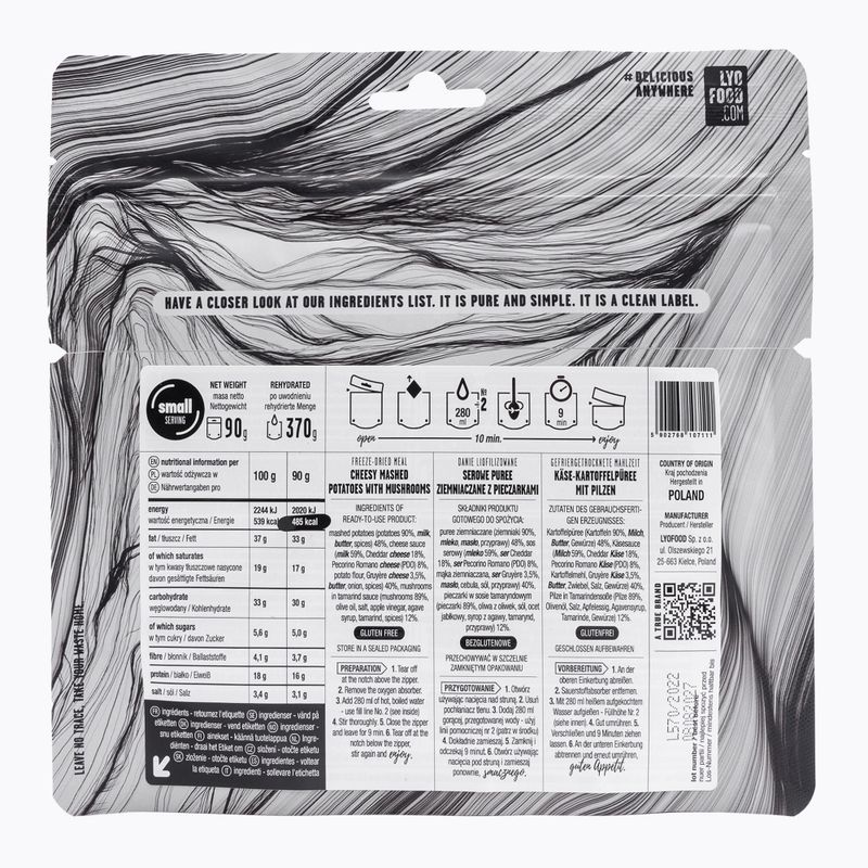 Freeze-dried food LYOFOOD Mash & Cheese LF-7111 2