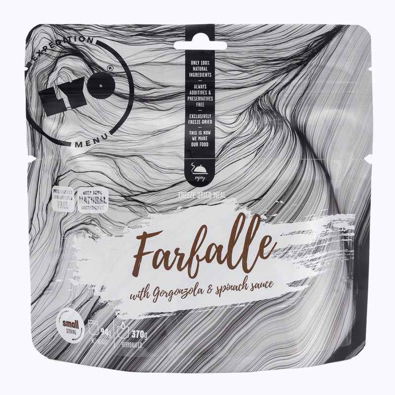 Freeze-dried food LYOFOOD Farfalle in spinach and cheese sauce LF-7425