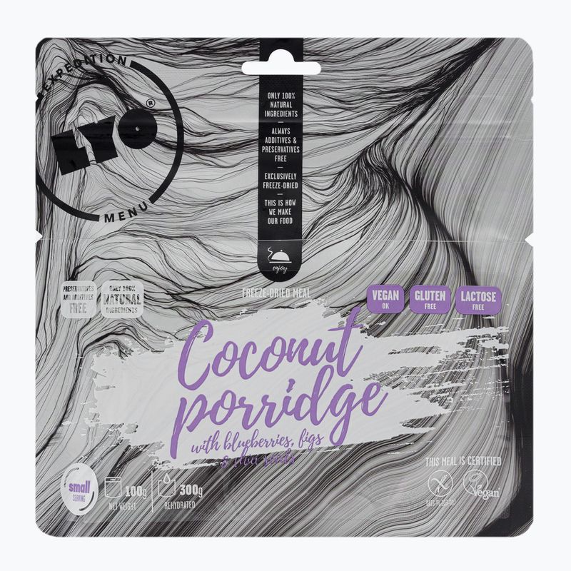 Freeze-dried food LYOFOOD Coconut oatmeal with berries, figs and chia seeds LF-7616