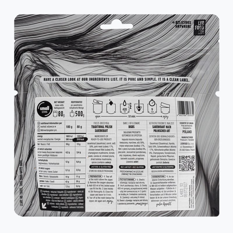 Freeze-dried food LYOFOOD Bigos LF-7630 2