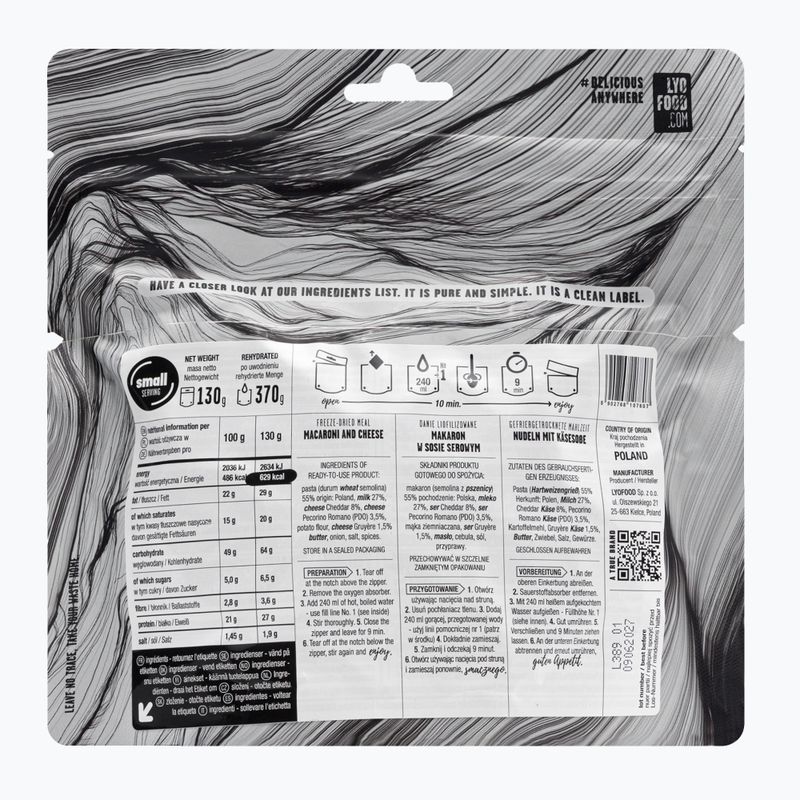 Freeze-dried food LYOFOOD Mac & Cheese LF-7807 2