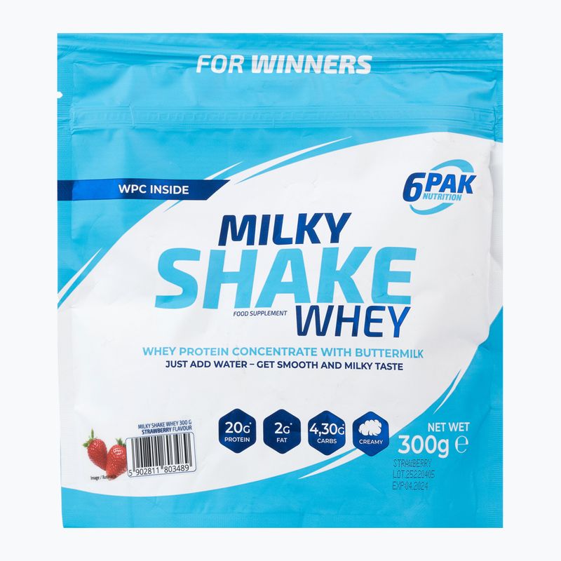 Whey 6PAK Milky Shake 300g strawberry PAK/074