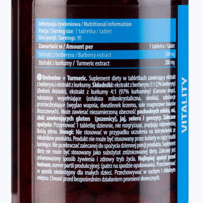 Berberine+curcumin Essence digestive support 90 tablets ESS/010 2