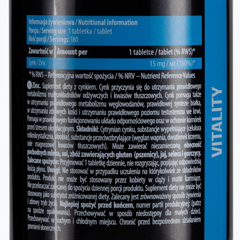 Zinc Citrate Essence 50mg zinc 180 tablets ESS/007 2