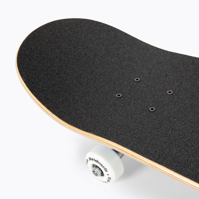 Fish Skateboards Zack Beginner classic skateboard 8.0' blue SKATE-ZAC-SIL-WHI 7