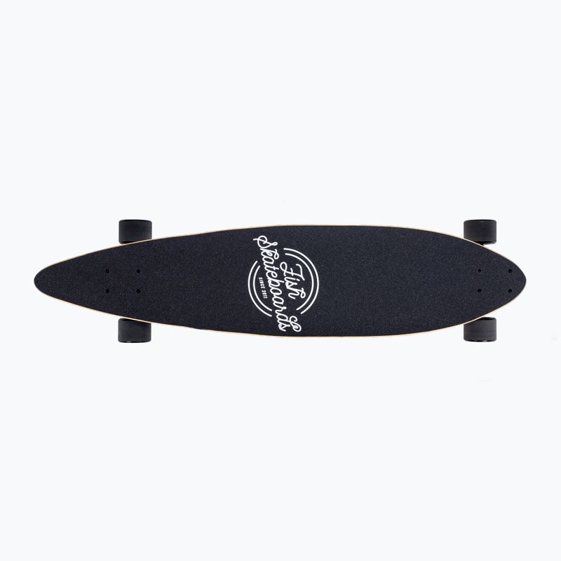 Fish Skateboards Pixie longboard blue LONG-PIX-SIL-BLA 4