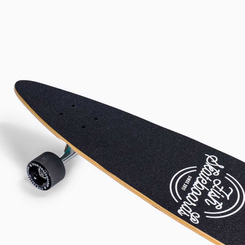 Fish Skateboards Pixie longboard blue LONG-PIX-SIL-BLA 6