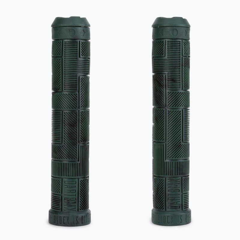 Dartmoor Block handlebar grips green A25955
