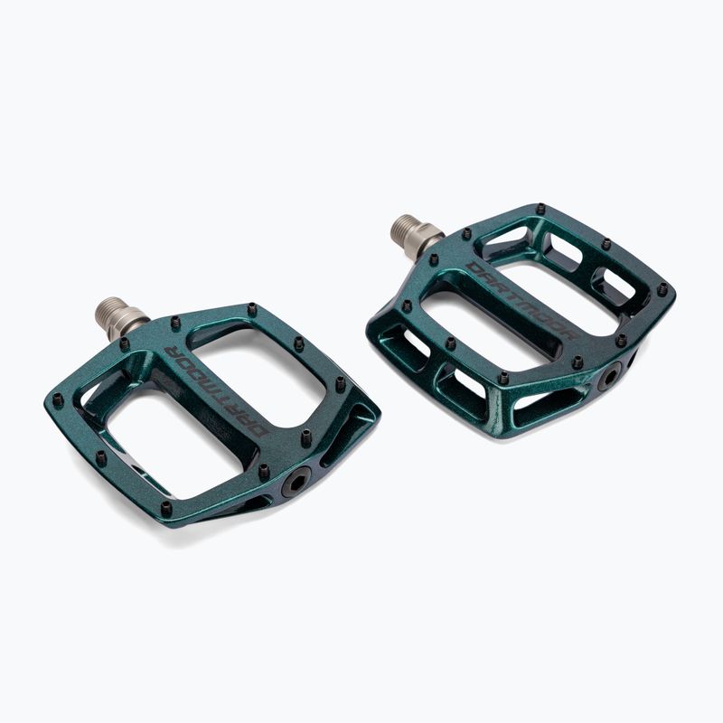 Dartmoor Vibe Pro teal green bicycle pedals 2