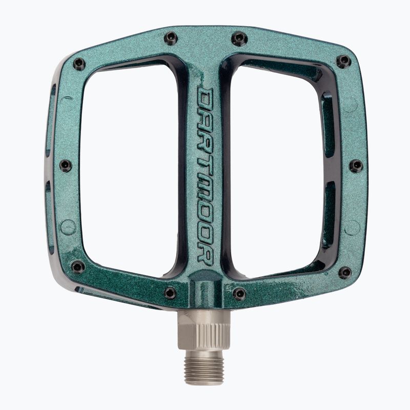 Dartmoor Vibe teal green bicycle pedals 4