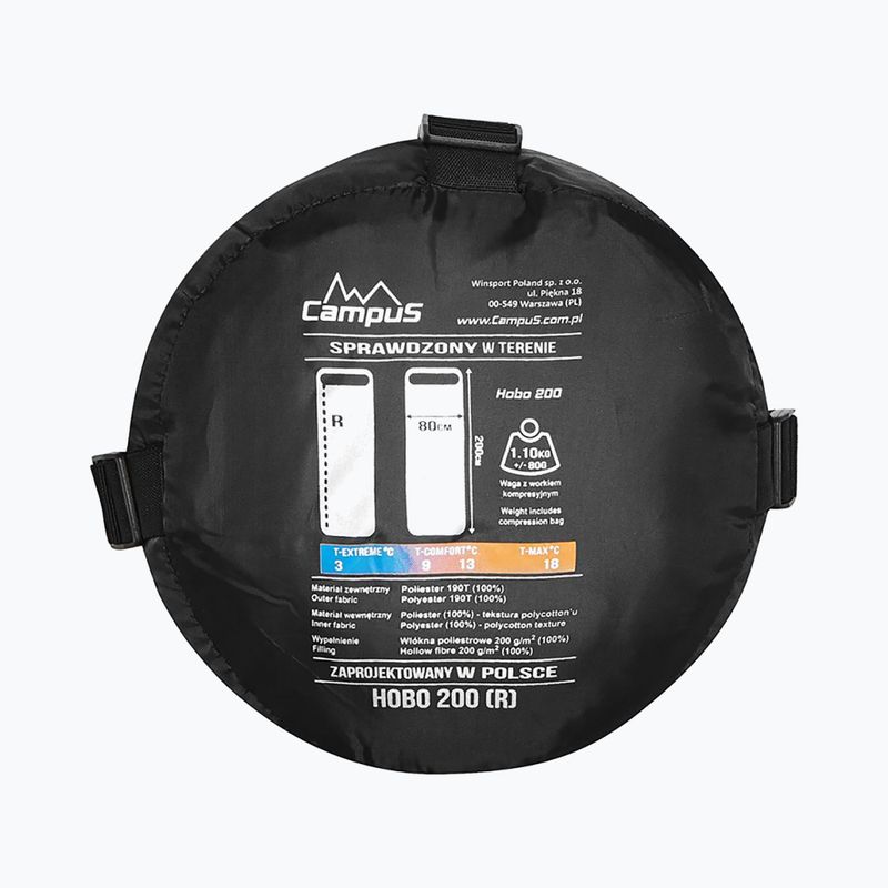 CampuS Hobo 200 sleeping bag black 13