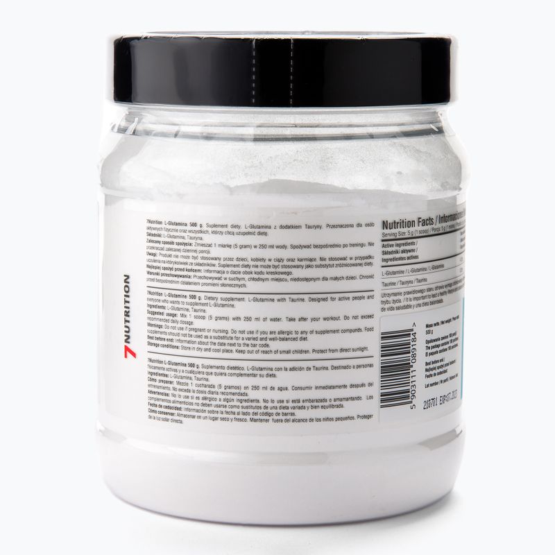 Glutamine 7Nutrition amino acids 500g 7Nu000172-500 2