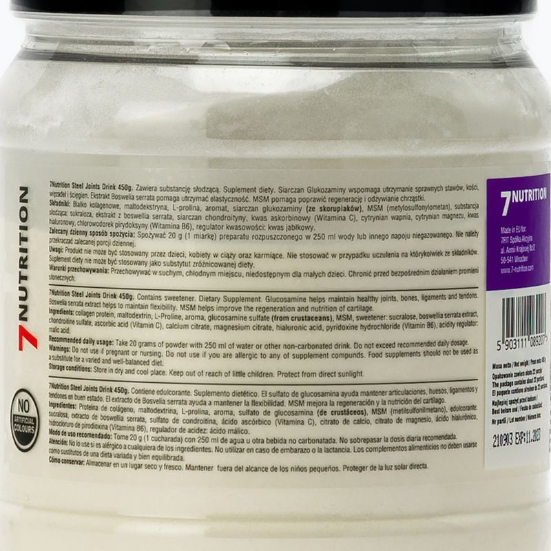 Steel Joints Drink 7Nutrition joint regeneration 450g orange 7Nu000027 2