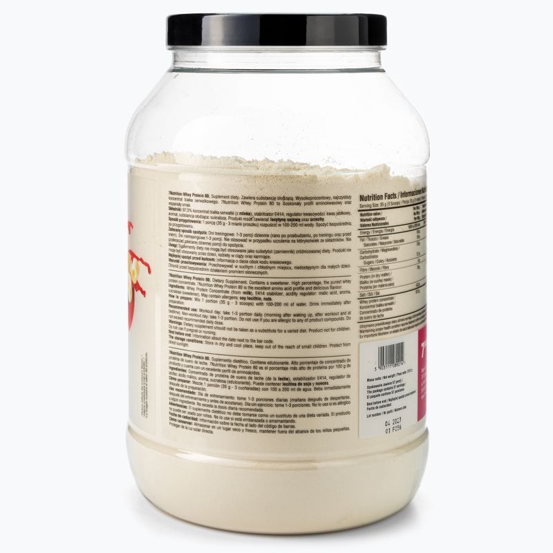 Whey 7Nutrition Protein 80 white chocolate-raspberry 7Nu000308 2