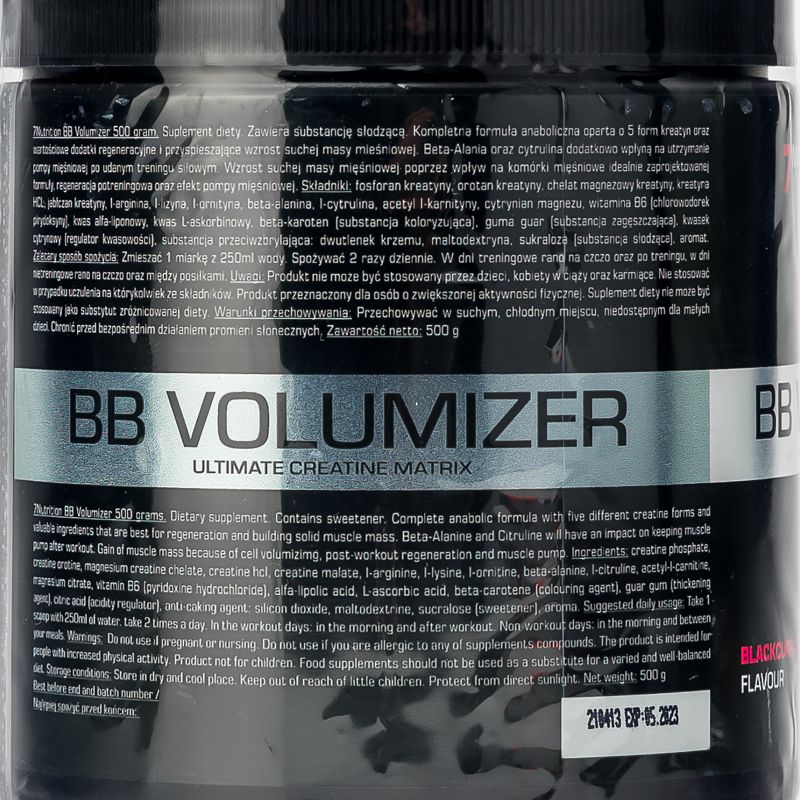BB Volumizer 7Nutrition creatine 500g 7Nu000075 2