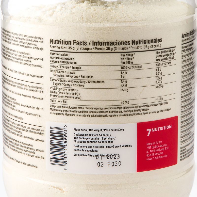 Whey 7Nutrition Isolate 90 strawberry-banana 7Nu000191 2