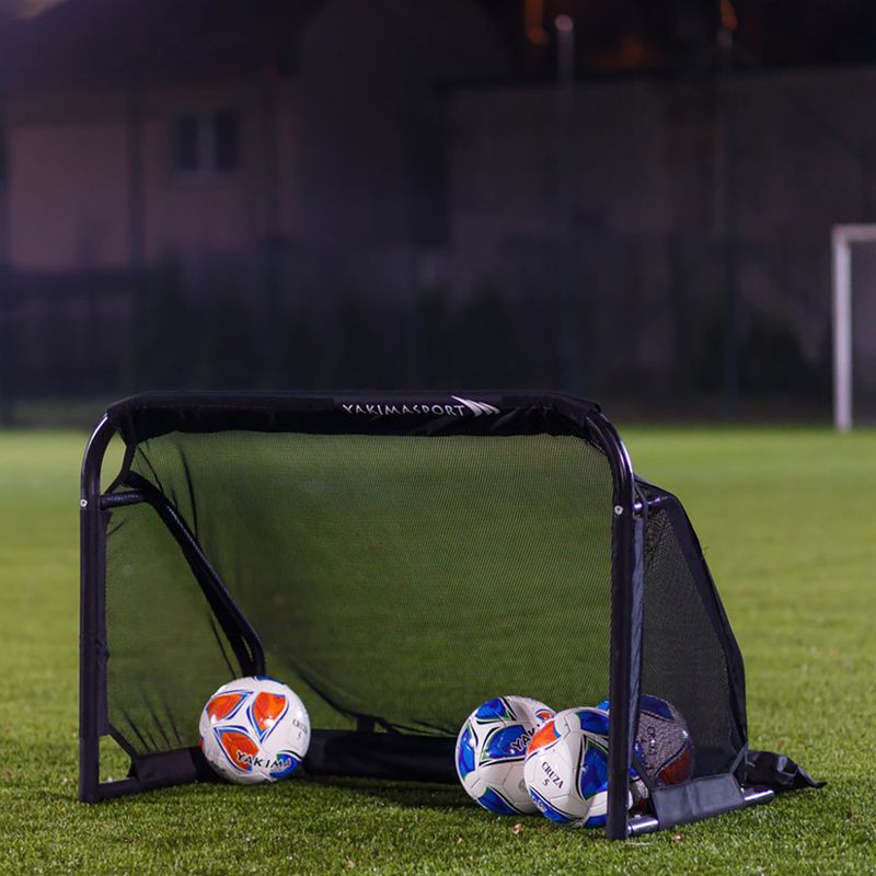 Yakimasport GIZA football goal 120 x 80 cm black 100281 4