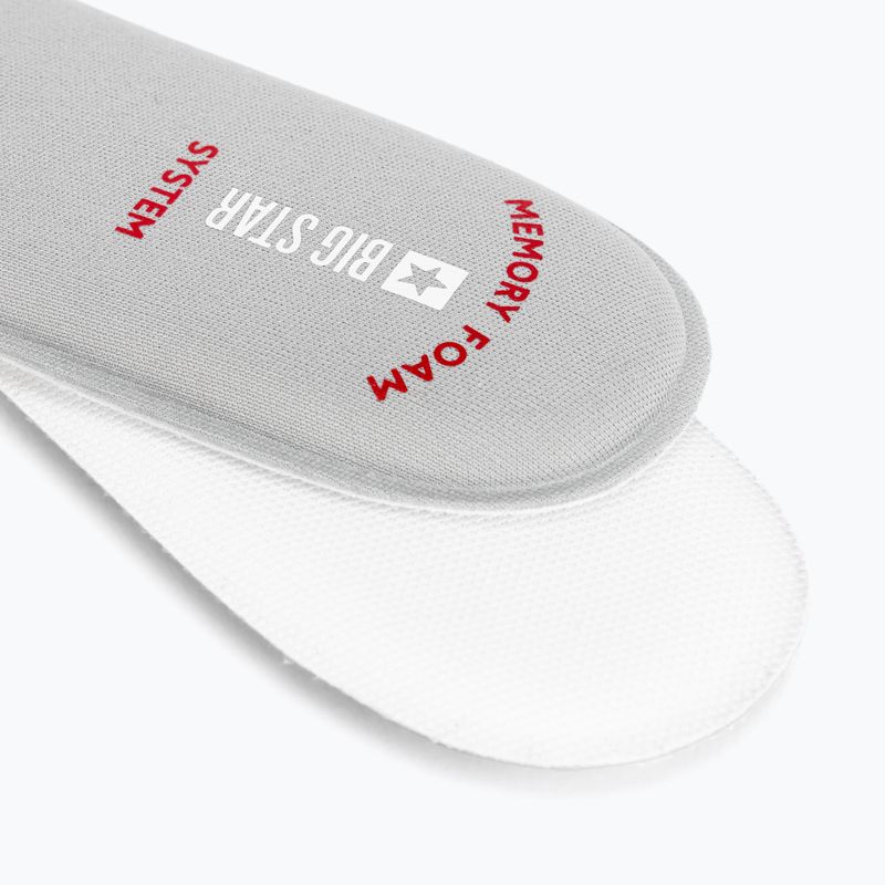 BIG STAR shoe insoles Z7W002 2 pairs grey 2
