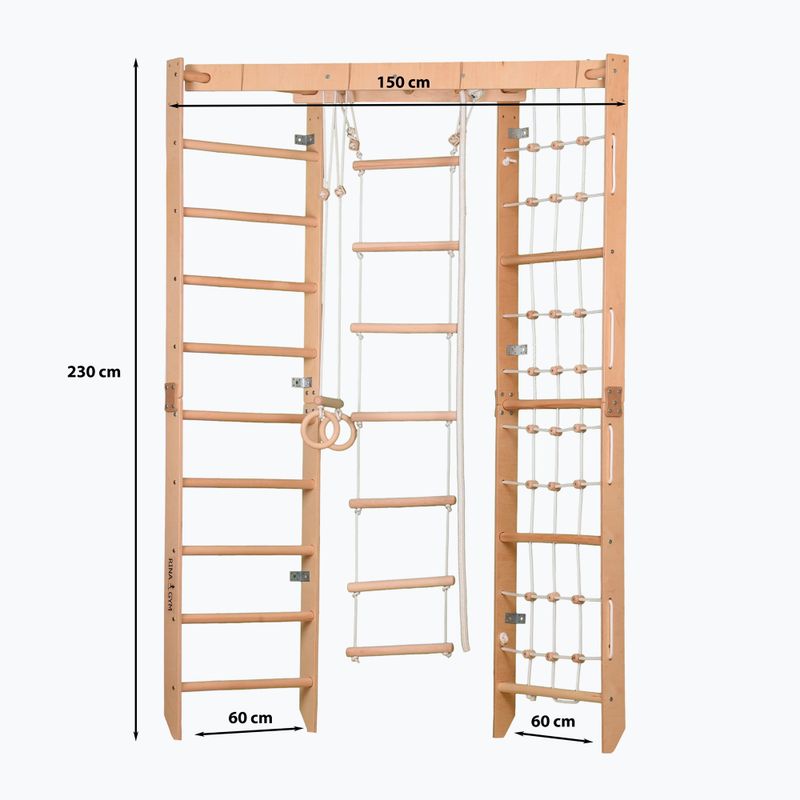Gymnastic ladder RINAGYM SPR Corner natural 2