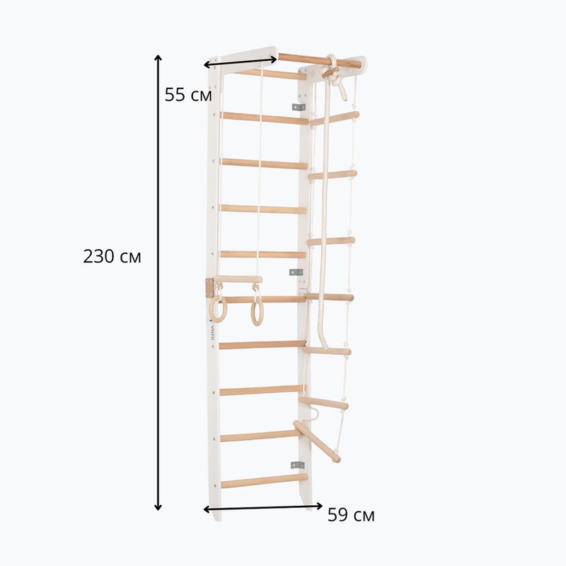 RINAGYM gymnastic ladder SPR B white 6