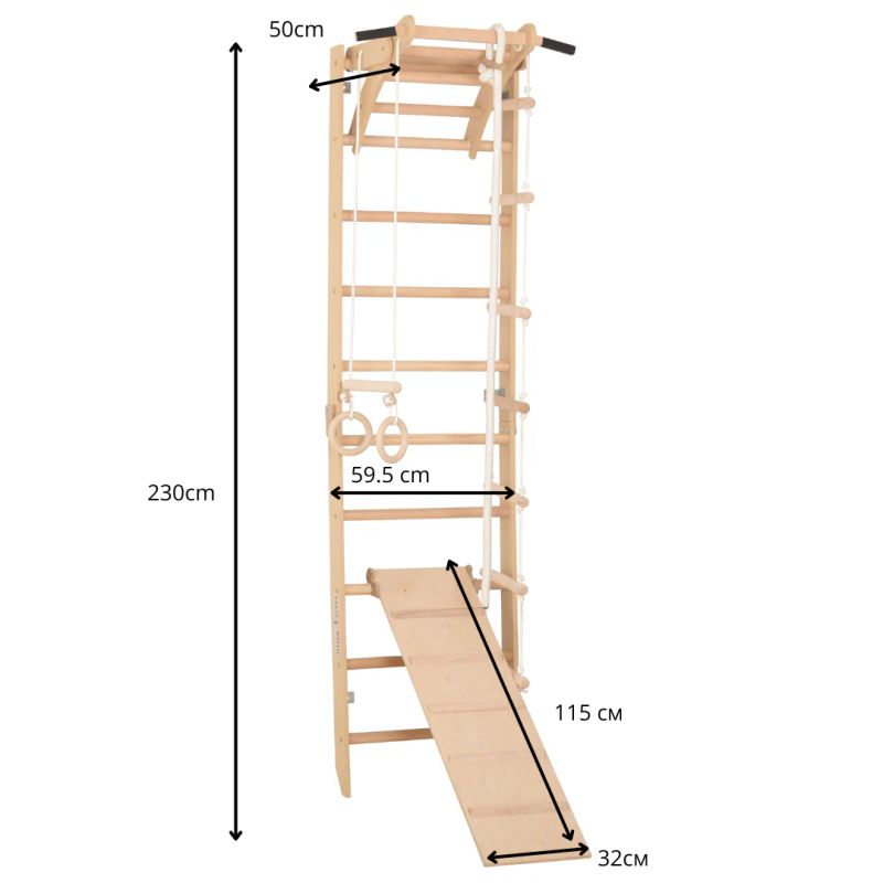 RINAGYM SPR A+SLIDE gymnastic ladder 6