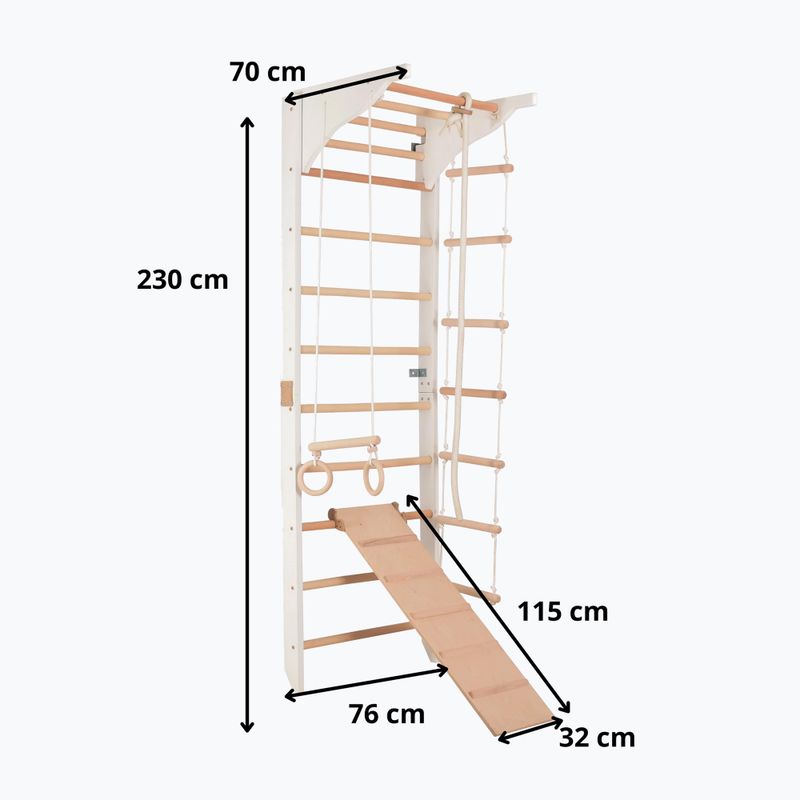 Gymnastics ladder RINAGYM Pro 3 white 6