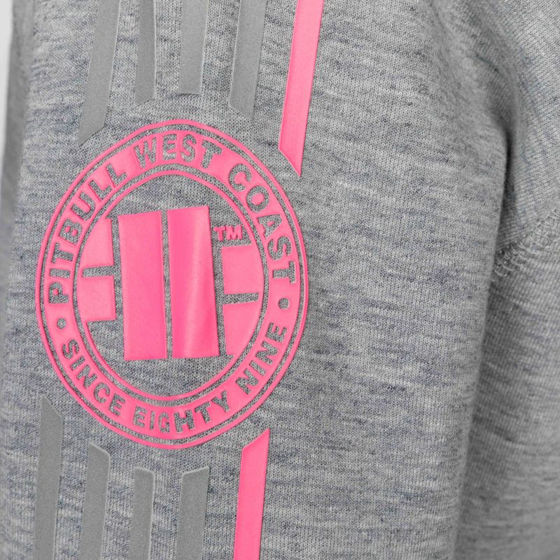 Ladies' sweatshirt Pitbull West Coast Crewneck Athletica grey/melange 4