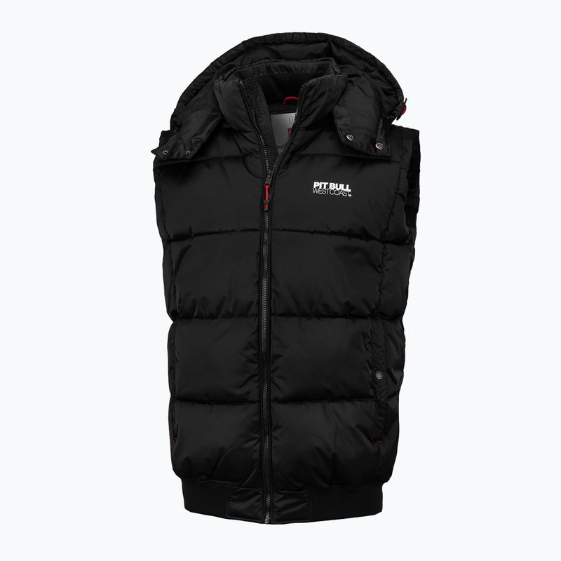 Men's sleeveless Pitbull West Coast Walpen Hooded black