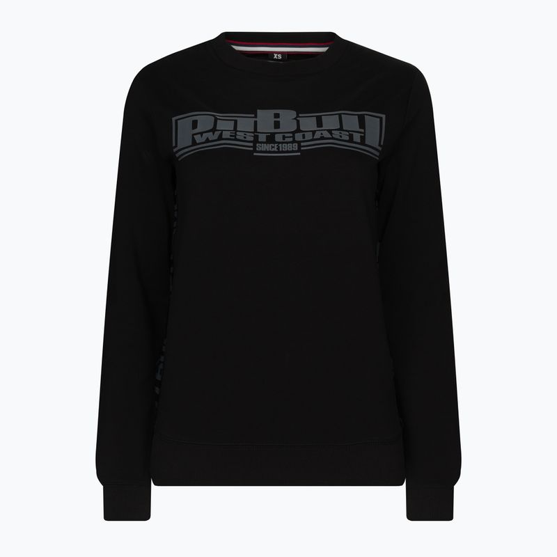 Ladies' sweatshirt Pitbull West Coast Crewneck F.Terry „Boxing" black