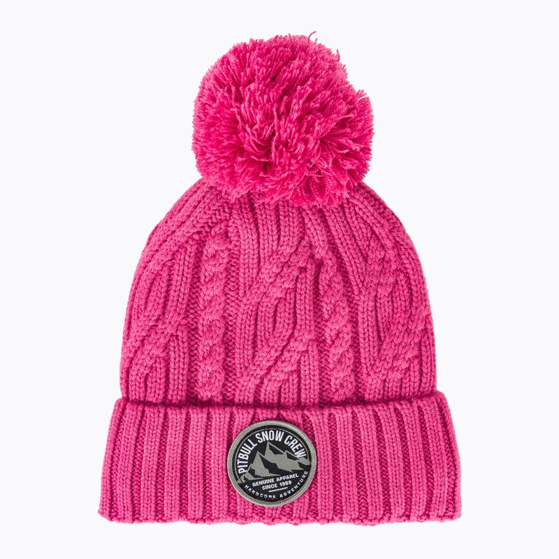 Pitbull West Coast winter beanie Snow Crew pink 6