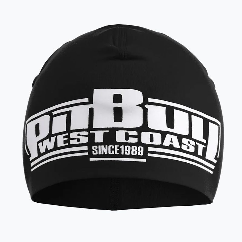 Pitbull West Coast Beanie Classic Boxing winter cap black/white 2