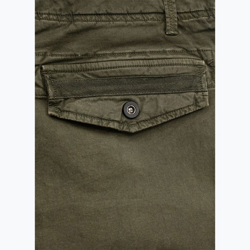 Men's Pitbull Cargo Carver olive shorts 8