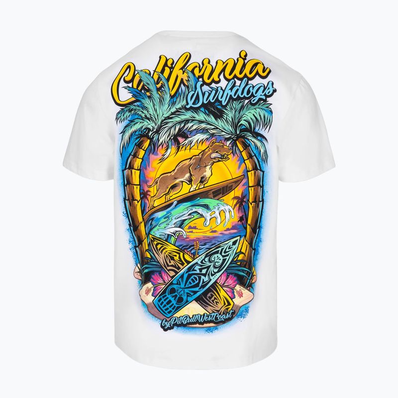 Pitbull Surfdog men's t-shirt white 2