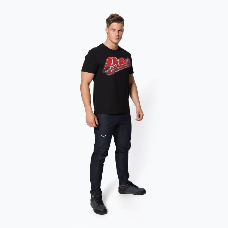 Men's T-shirt Pitbull West Coast RED BRAND black 2