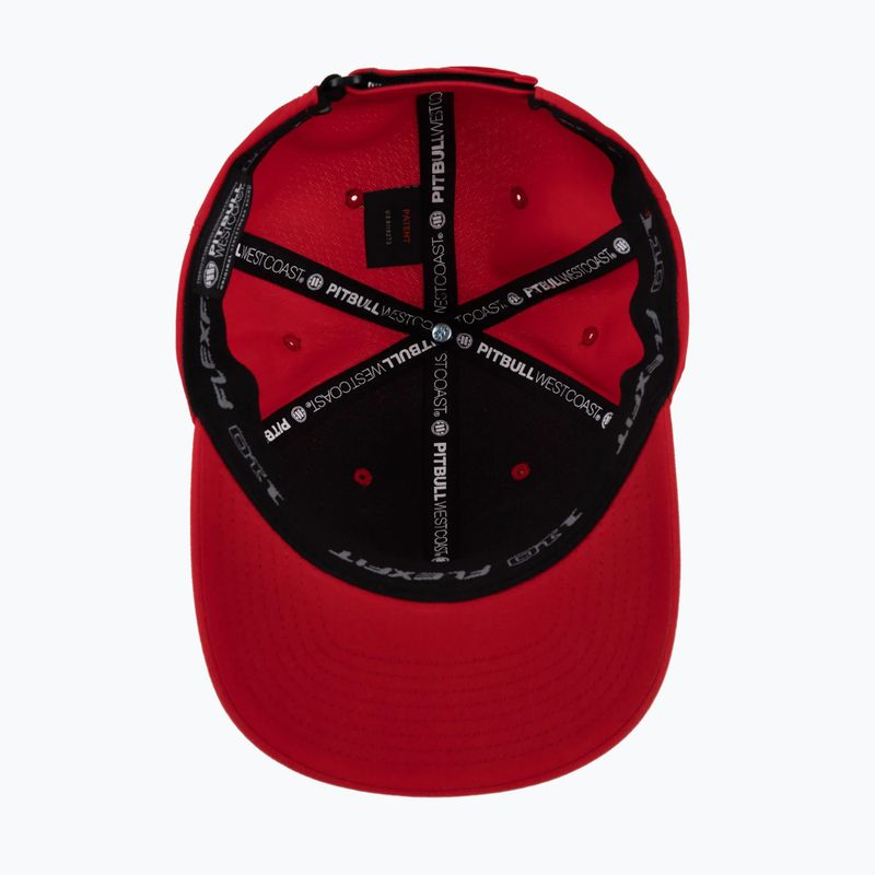 Pitbull Snapback Seascape red baseball cap 3