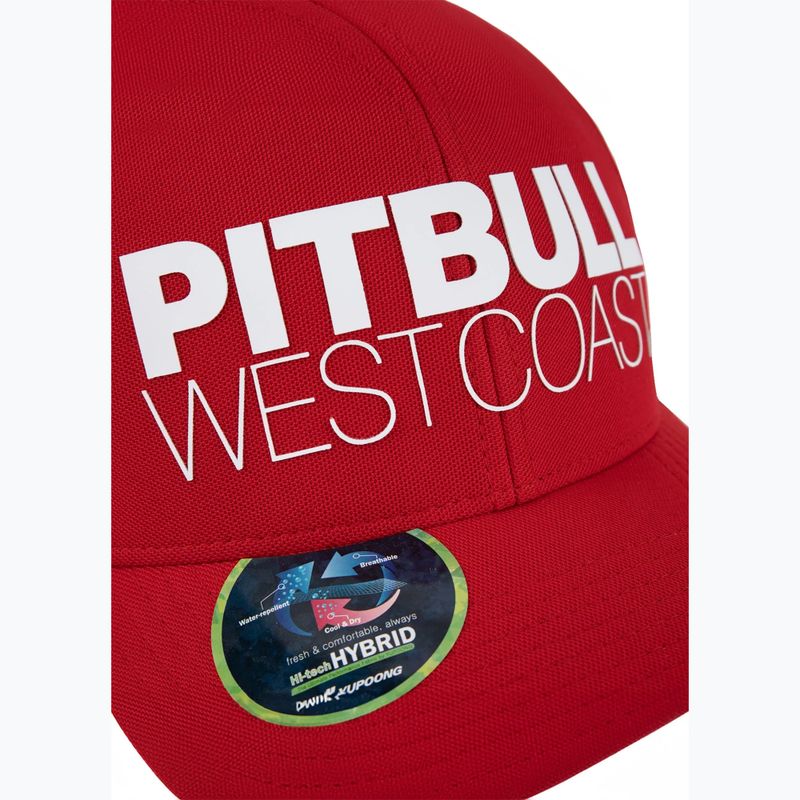 Pitbull Snapback Seascape red baseball cap 4