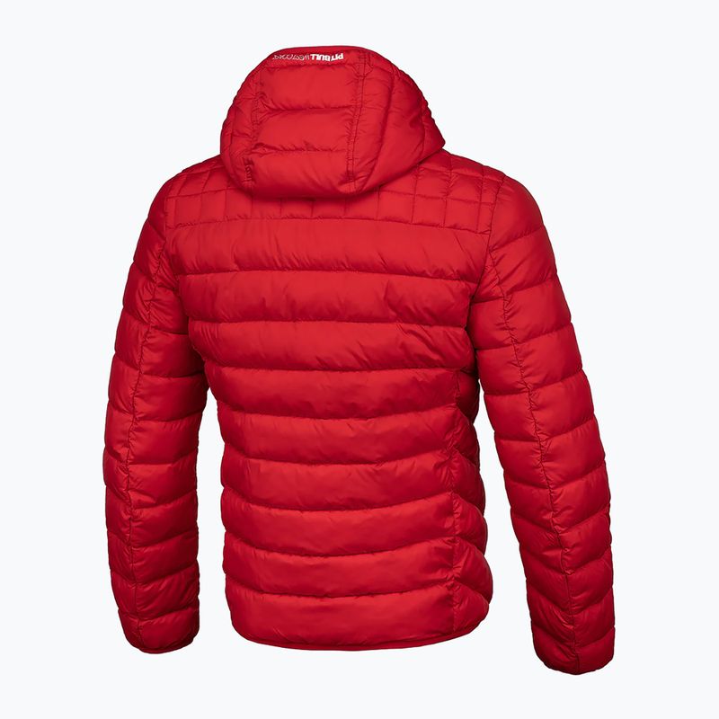 Men's Pitbull West Coast Padded Hooded Seacoast winter jacket red 4
