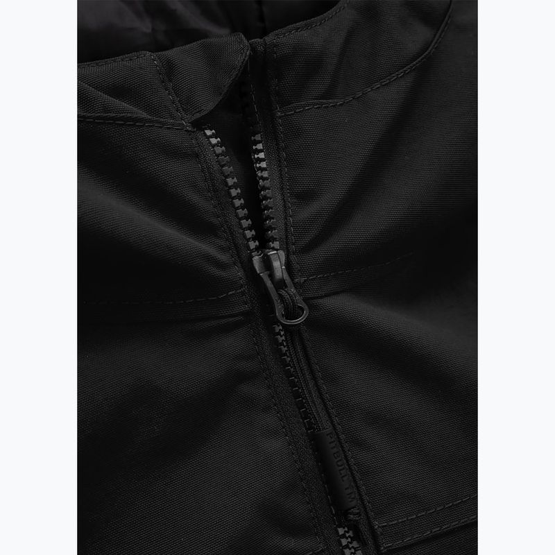 Pitbull West Coast Hooded Balboa 2 black men's winter jacket 6