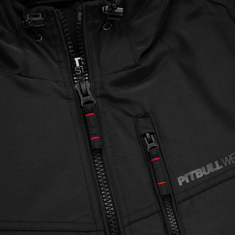 Men's winter jacket Pitbull West Coast Spinnaker 2 Hooded black 3