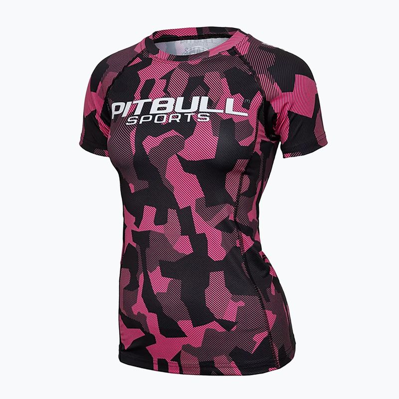 Ladies' Rashguard Pitbull West Coast T-S Rash Dillard pink camo