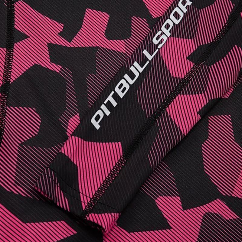 Ladies' Rashguard longsleeve Pitbull West Coast L-S Rash Dillard pink camo 3