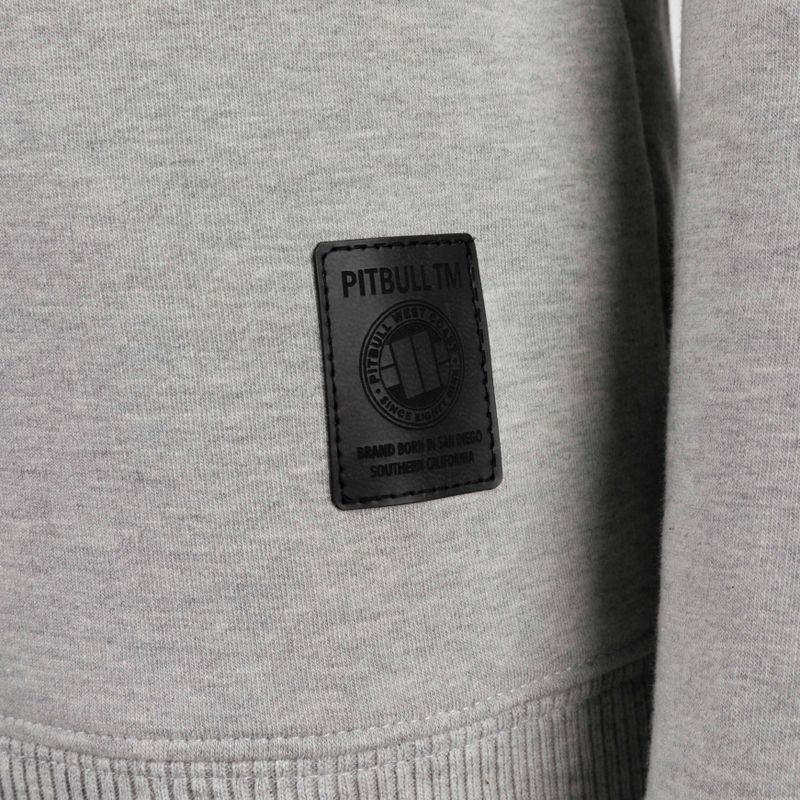 Ladies' sweatshirt Pitbull West Coast Crewneck Seascape grey/melange 3