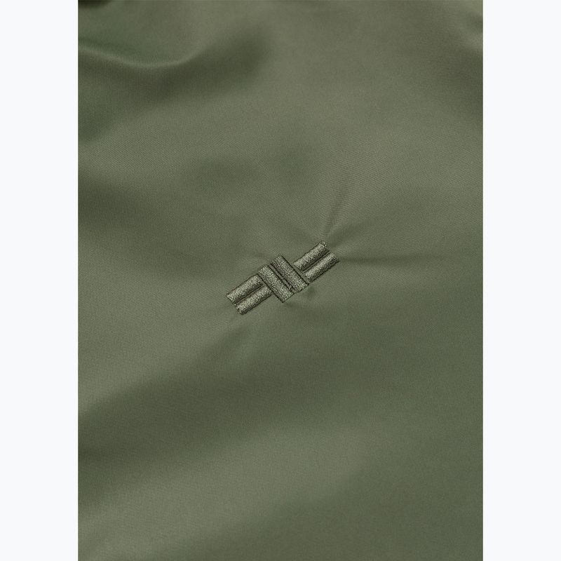 Men's jacket Pitbull Sherpa Hooded Bomber olive 8