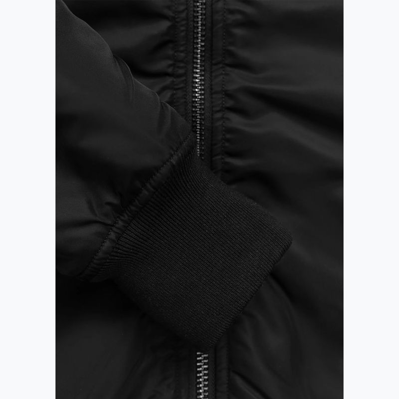 Men's jacket Pitbull Sherpa Hooded Bomber black 13