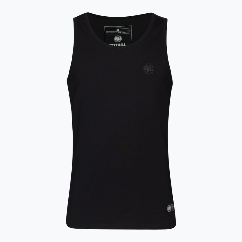 Men's tank top Pitbull West Coast Tank Top Slim Fit Lycra Small Logo black