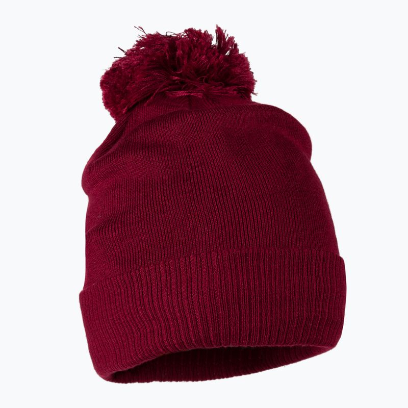 Men's winter beanie Pitbull West Coast Beanie Bubble Small Logo burgundy