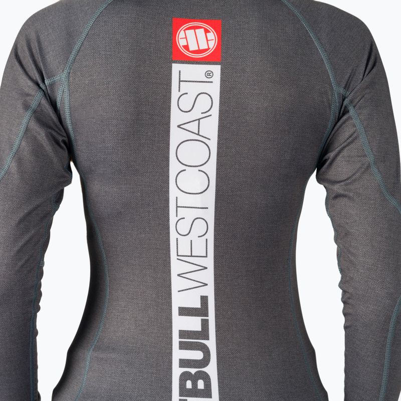Ladies' Rashguard longsleeve Pitbull West Coast Rash L-S Hilltop grey/melange 5